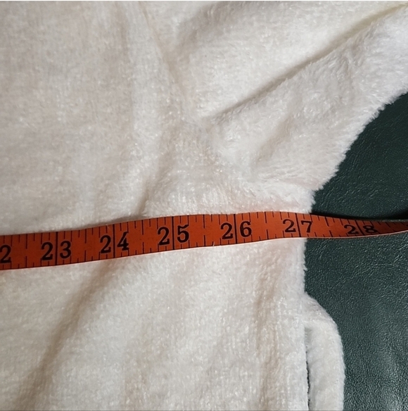 Fishers Finery BATH COZY Robe Bamboo Viscose / Cotton White L/ XL UNISEX NWT - Picture 3 of 8